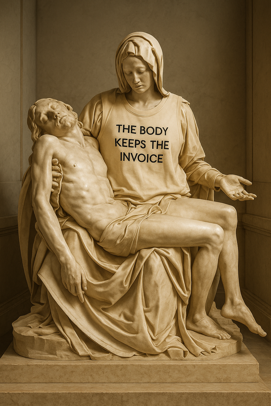 Pieta · The Body Keeps The Invoice